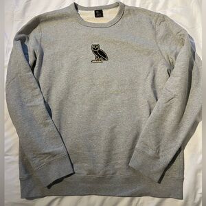 OVO Grey Logo Crewneck sweatshirt